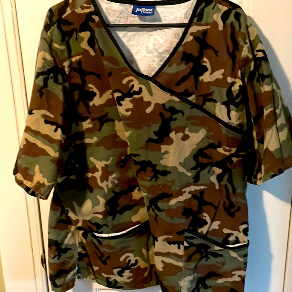 Tafford Womans scrub top.